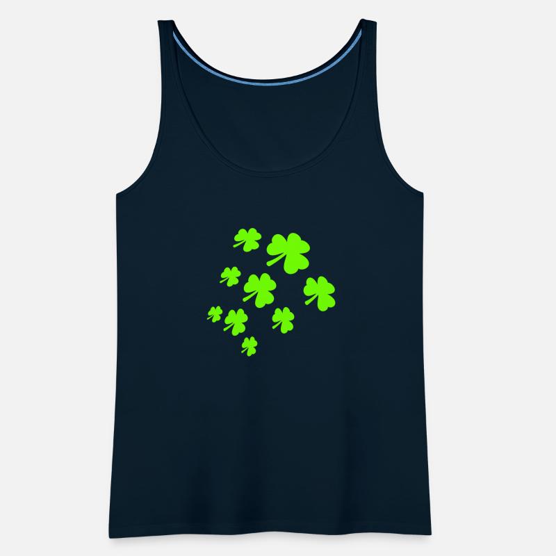 Shamrock Many Trefoil Leaves Green Pattern Cool