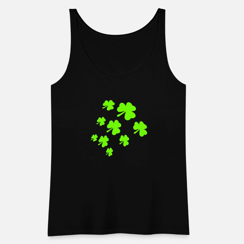 Shamrock Many Trefoil Leaves Green Pattern Cool