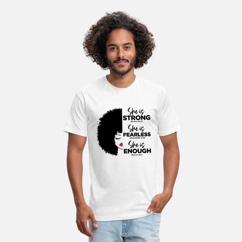 She is strong she is fearless she is enough