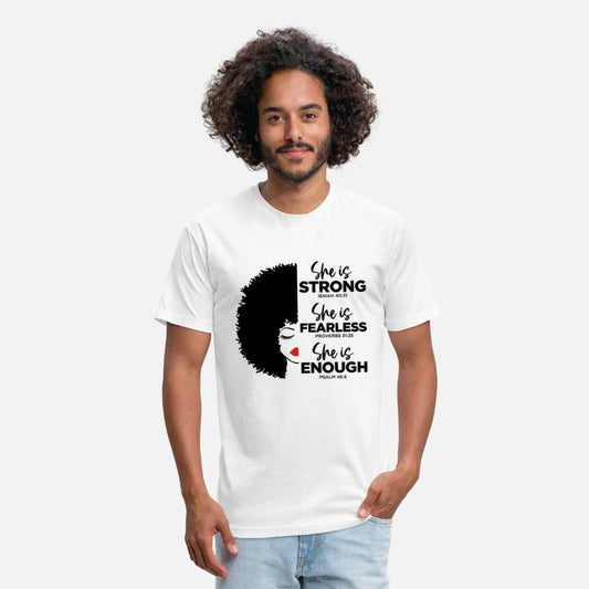 She is strong she is fearless she is enough