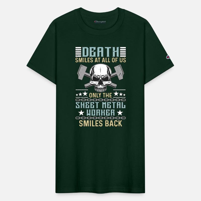 Sheet Metal Worker Death Smiles At All Of Mechanic