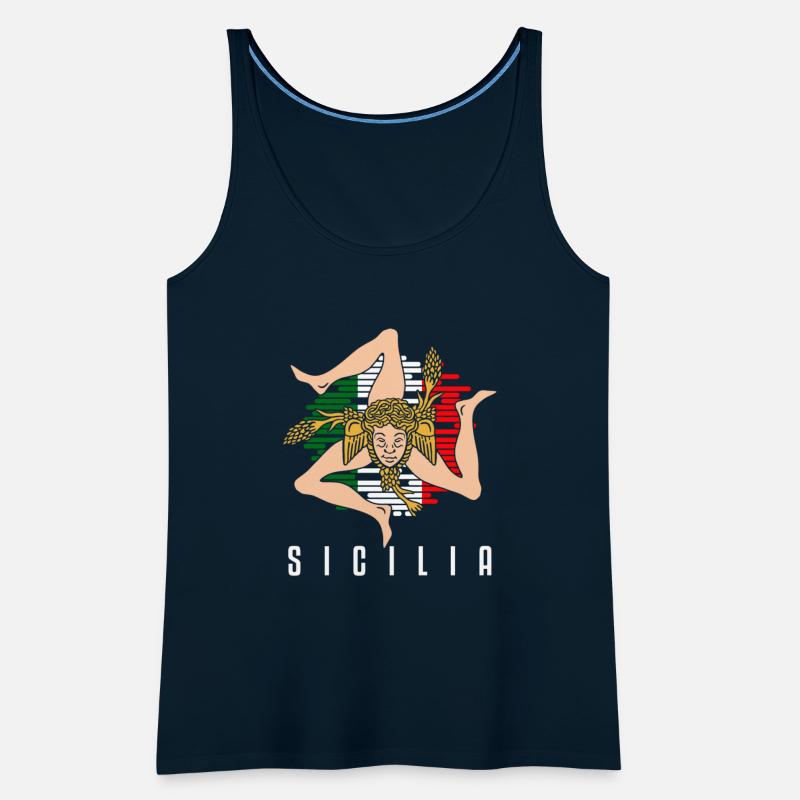 Sicilia Flag Sicily Palermo Italy