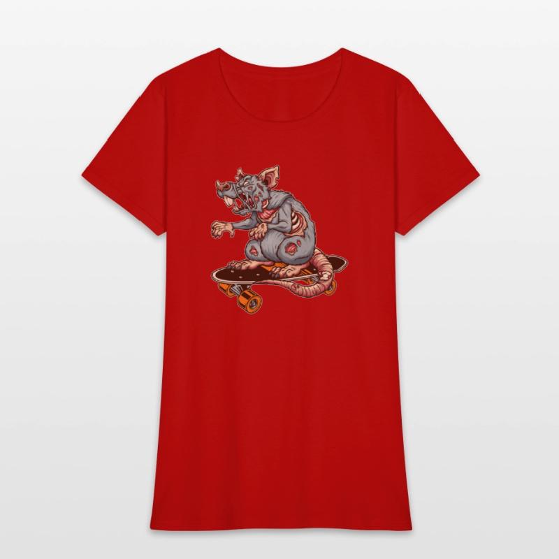 Skateboarder Rat Skater Mouse Zombie Boarder