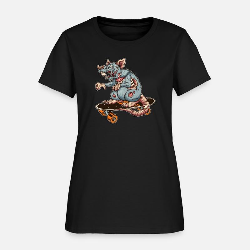 Skateboarder Rat Skater Mouse Zombie Boarder