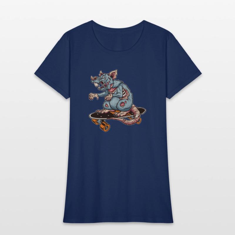 Skateboarder Rat Skater Mouse Zombie Boarder