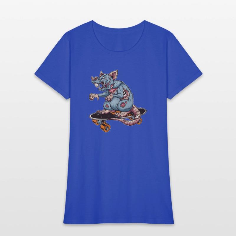 Skateboarder Rat Skater Mouse Zombie Boarder