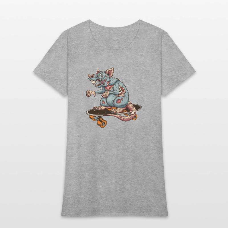 Skateboarder Rat Skater Mouse Zombie Boarder