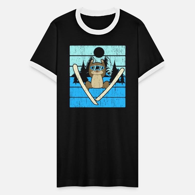 Sloth Whisperer Skier Ski Winter Sport Snow Skiing