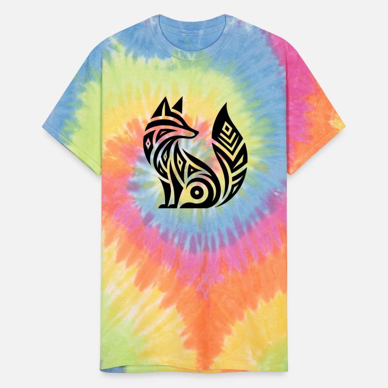 Smart Fox In Tribal Tattoo Style