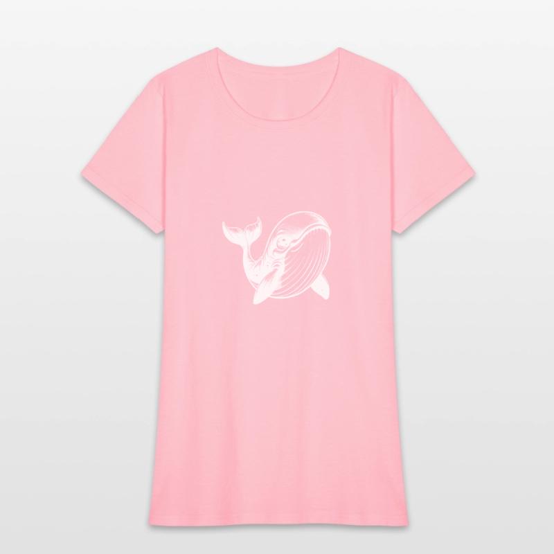 Smiling Children's Blue Whale With Big Eyes