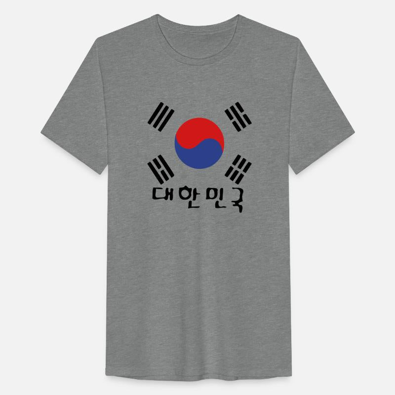 South Korea flag & korean language