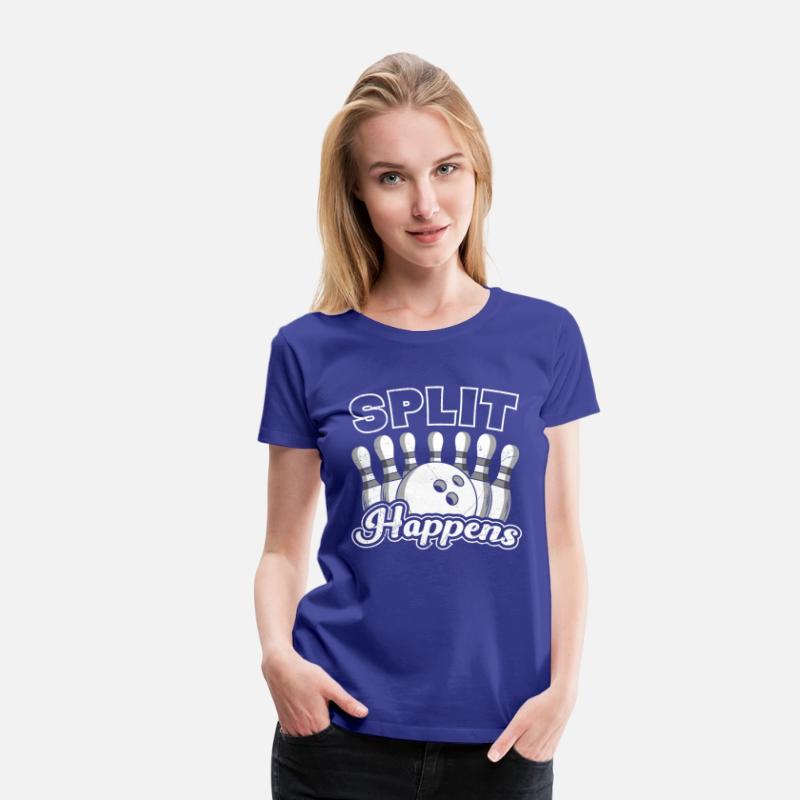 Split Happens Bowling Player Funny Bowling Shirt