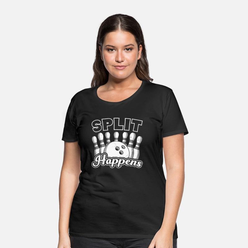 Split Happens Bowling Player Funny Bowling Shirt