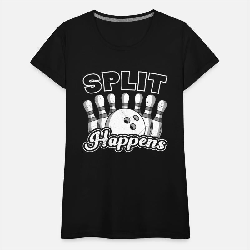 Split Happens Bowling Player Funny Bowling Shirt