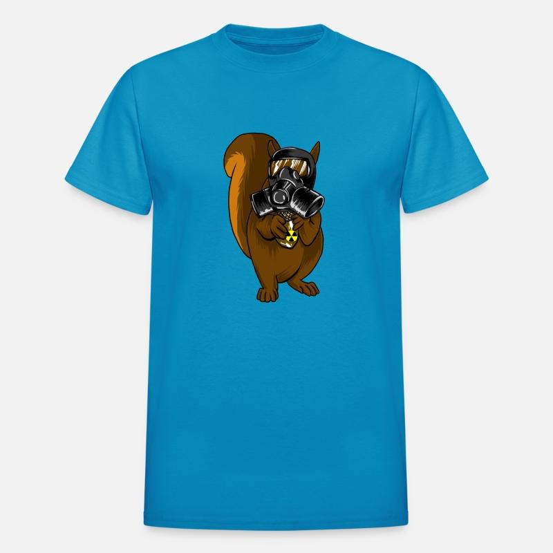 Squirrel With Gas Mask Acorn Nuclear Icon Chipmunk