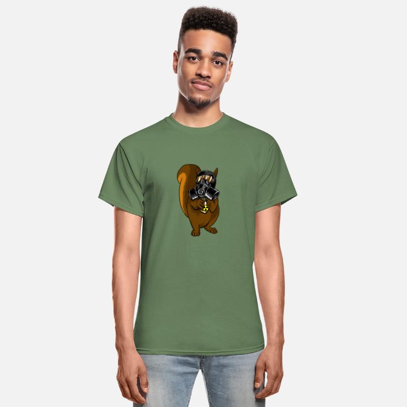 Squirrel With Gas Mask Acorn Nuclear Icon Chipmunk
