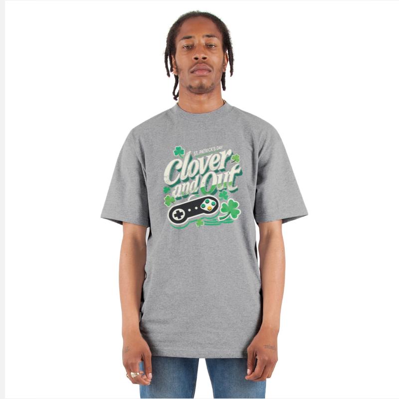 St. Patrick's Day Retro Gaming Clover And Out