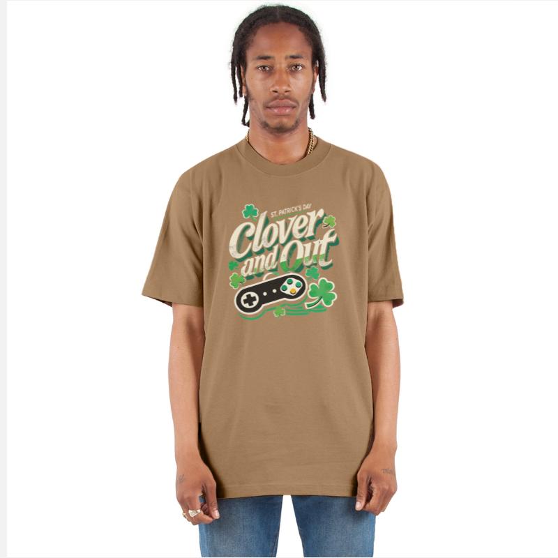 St. Patrick's Day Retro Gaming Clover And Out