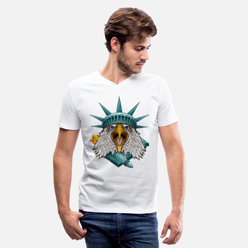 Statue Of Liberty Eagle 4th Of July Animal USA Ame