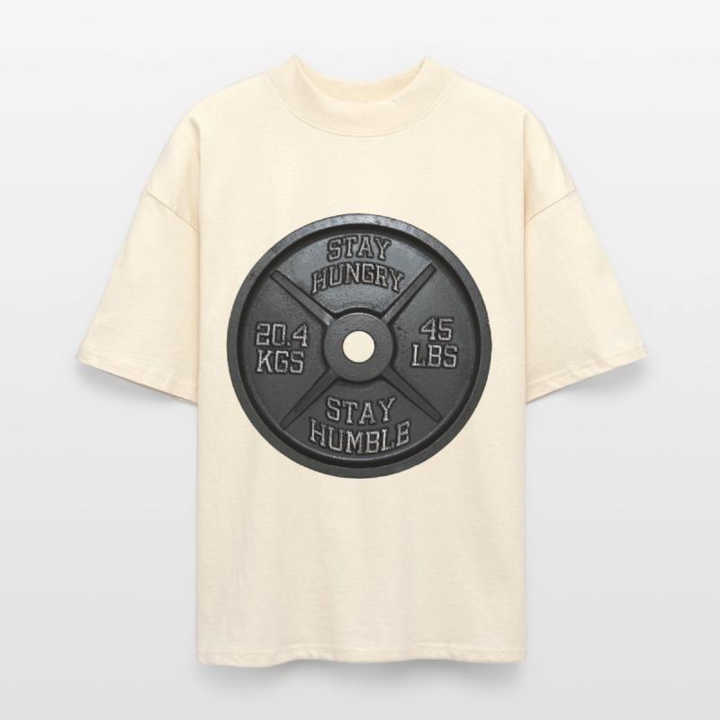 Stay Hungry, Stay Humble - Barbell Plate