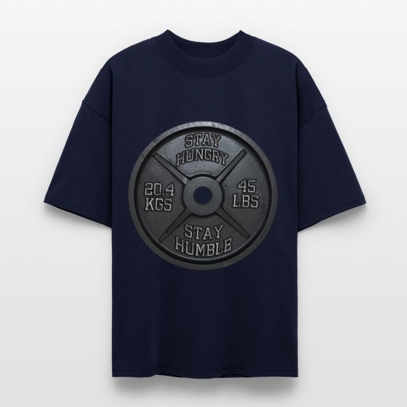 Stay Hungry, Stay Humble - Barbell Plate