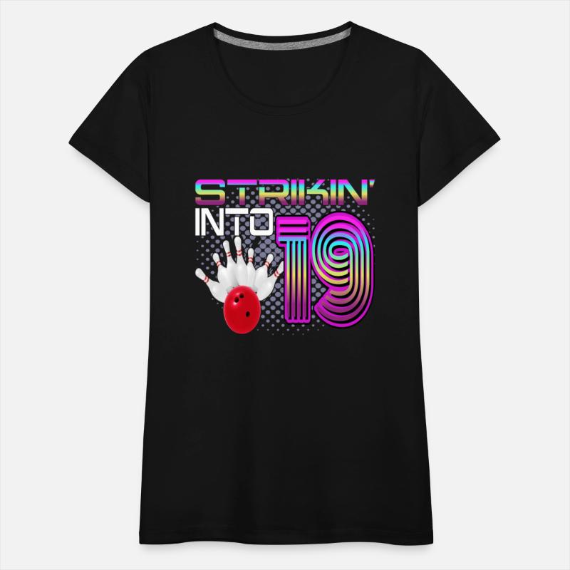 Striking Into 19 Bowling Bowler 19th Birthday