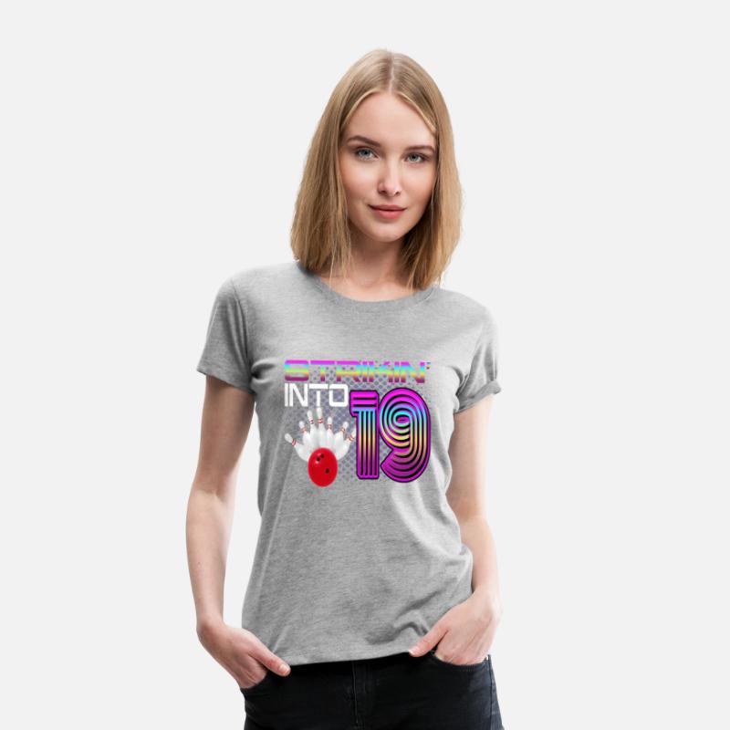 Striking Into 19 Bowling Bowler 19th Birthday