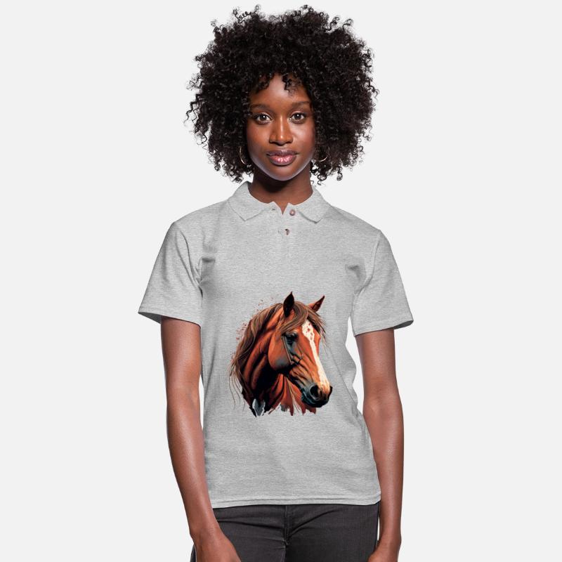 Stunning Horse Head Digital Illustration