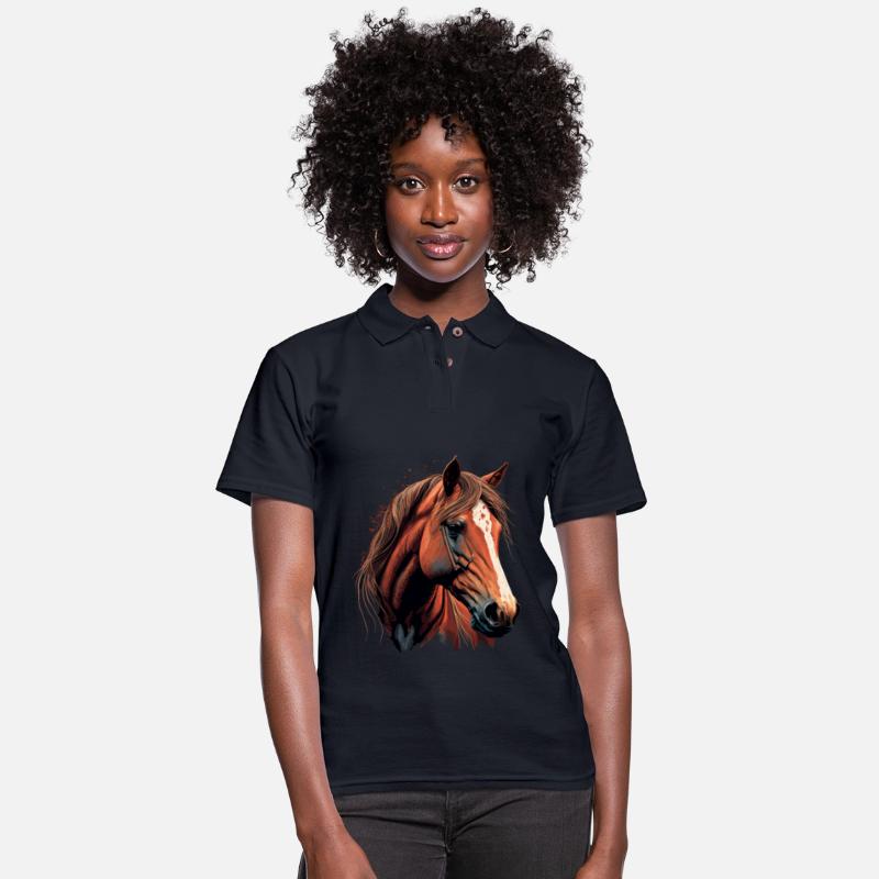 Stunning Horse Head Digital Illustration