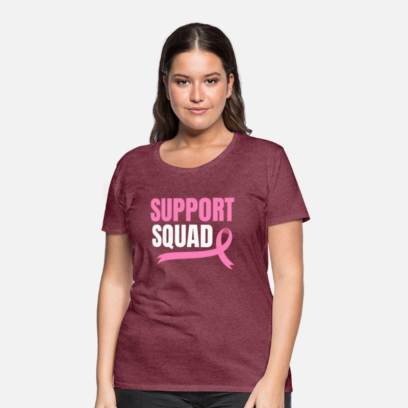 Support Squad Breast Cancer Chemo Pink Ribbon