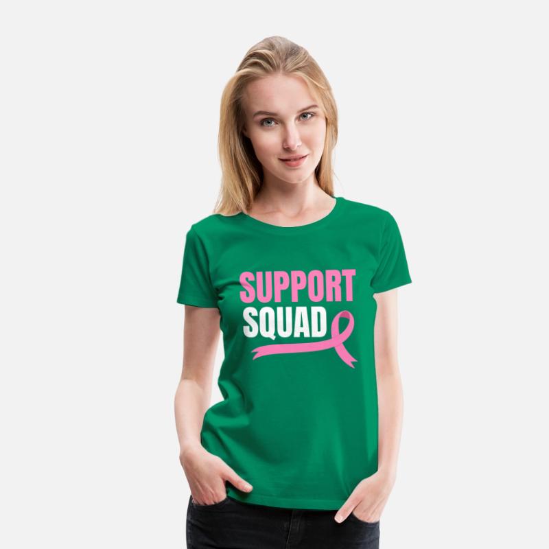 Support Squad Breast Cancer Chemo Pink Ribbon