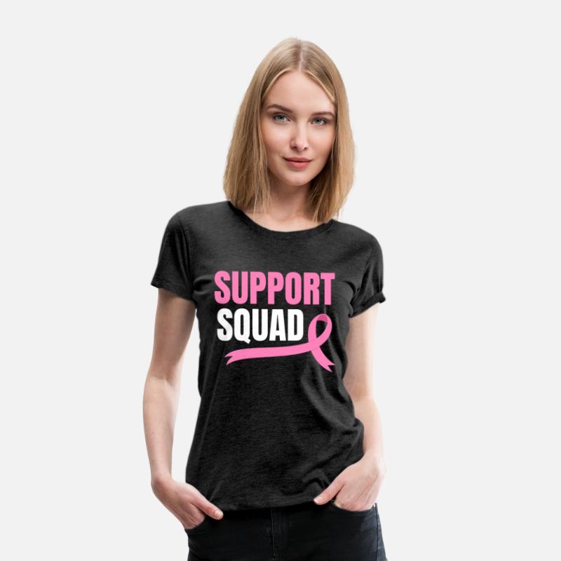 Support Squad Breast Cancer Chemo Pink Ribbon