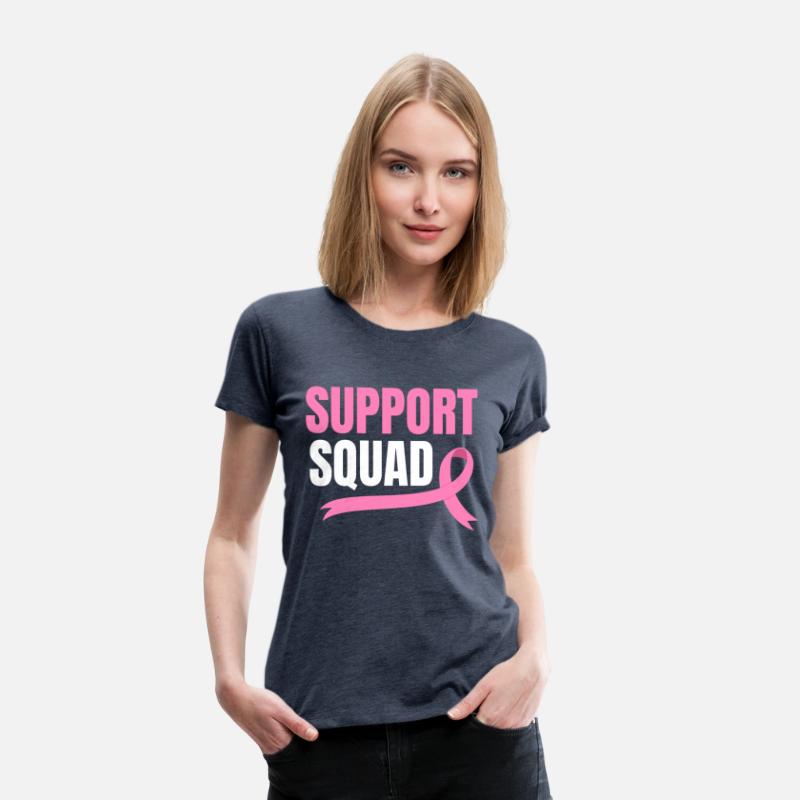 Support Squad Breast Cancer Chemo Pink Ribbon