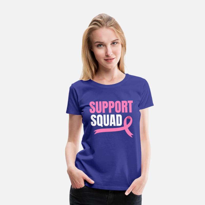 Support Squad Breast Cancer Chemo Pink Ribbon