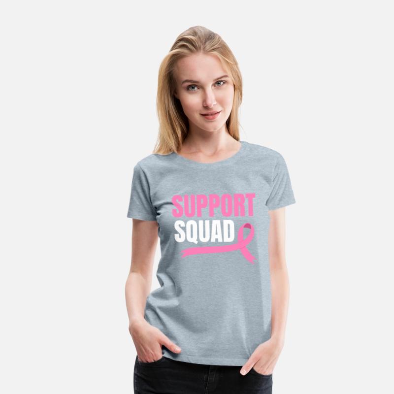 Support Squad Breast Cancer Chemo Pink Ribbon