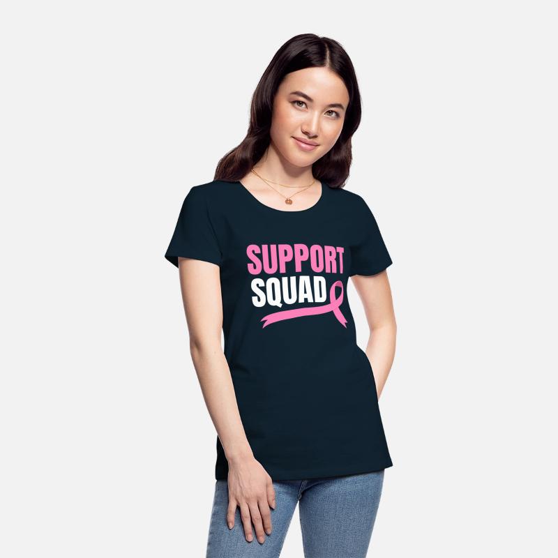 Support Squad Breast Cancer Chemo Pink Ribbon