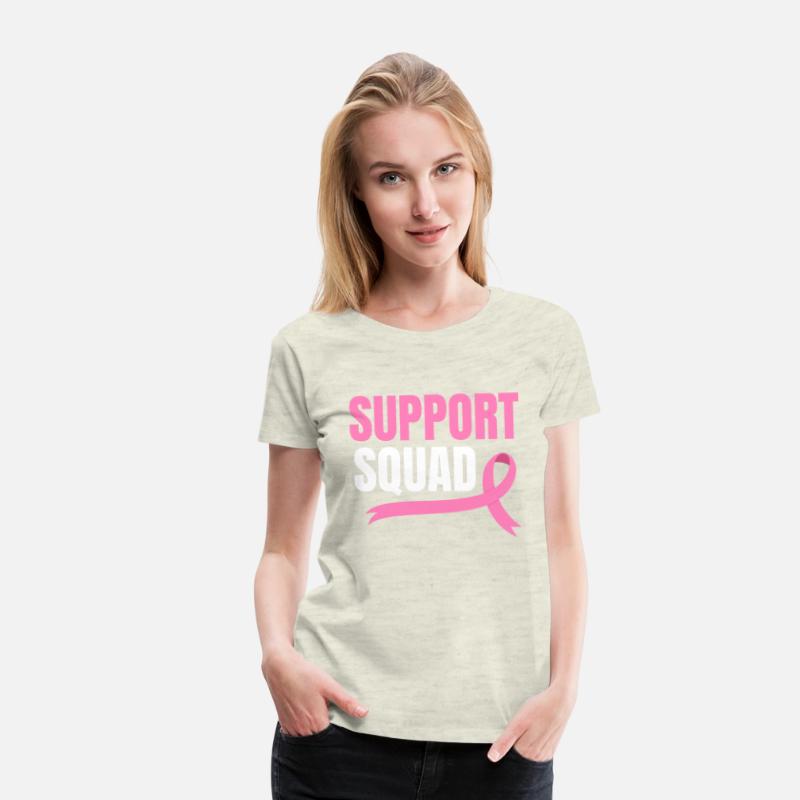 Support Squad Breast Cancer Chemo Pink Ribbon