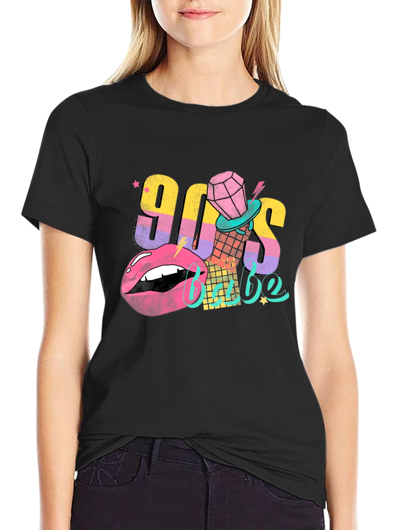 90s Babe T-Shirt - Retro Vintage Design