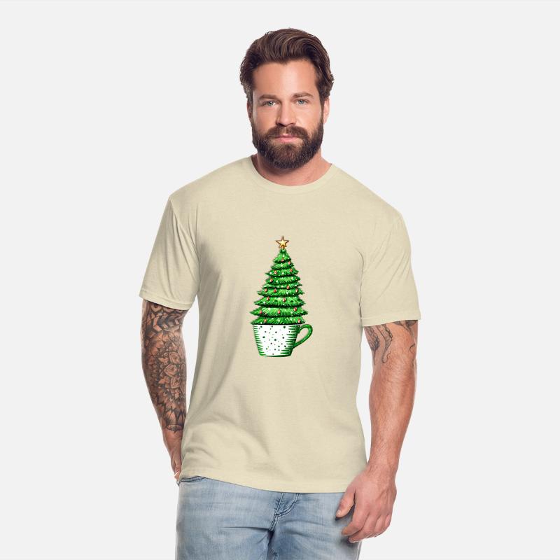 Teacup Delight: Miniature Christmas Tree Magic