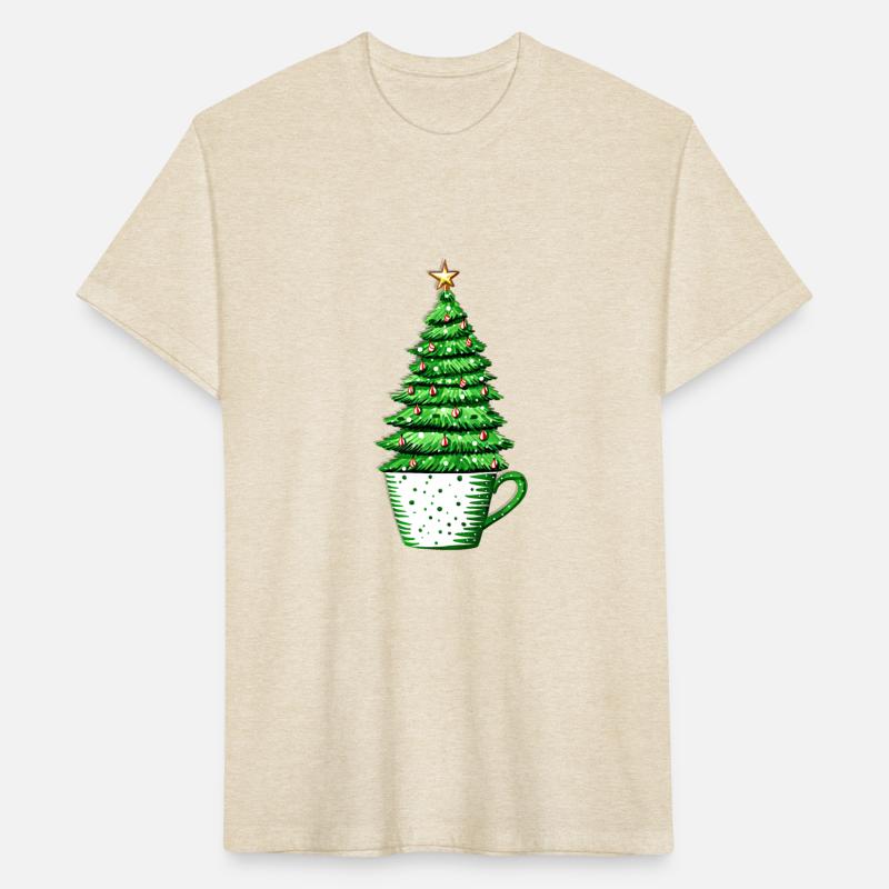 Teacup Delight: Miniature Christmas Tree Magic