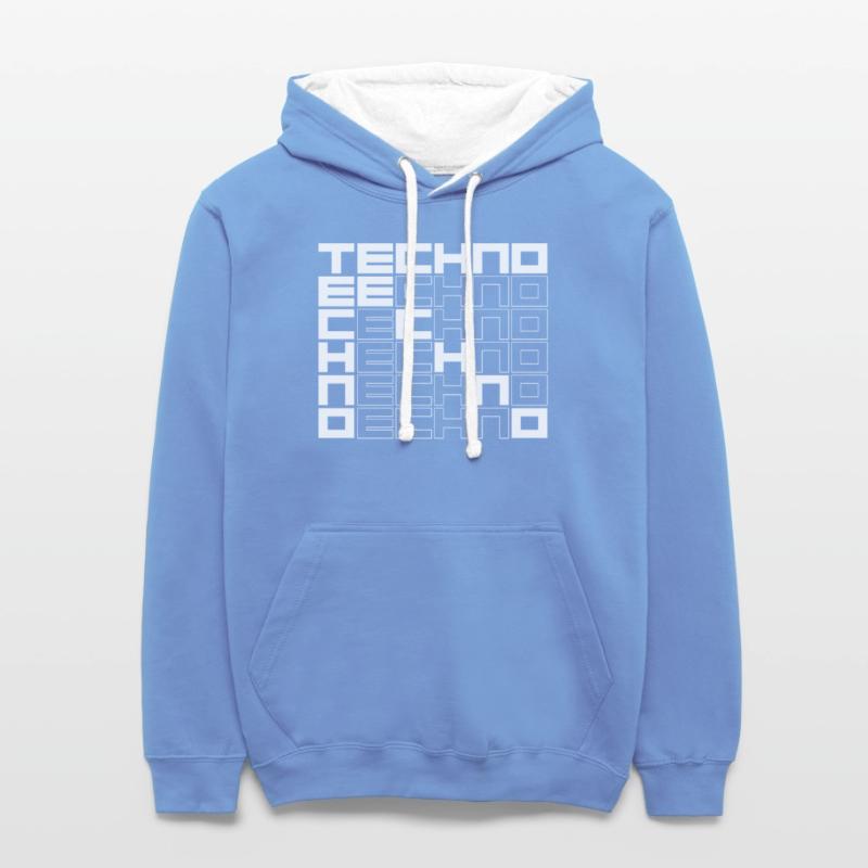 techno music bold text