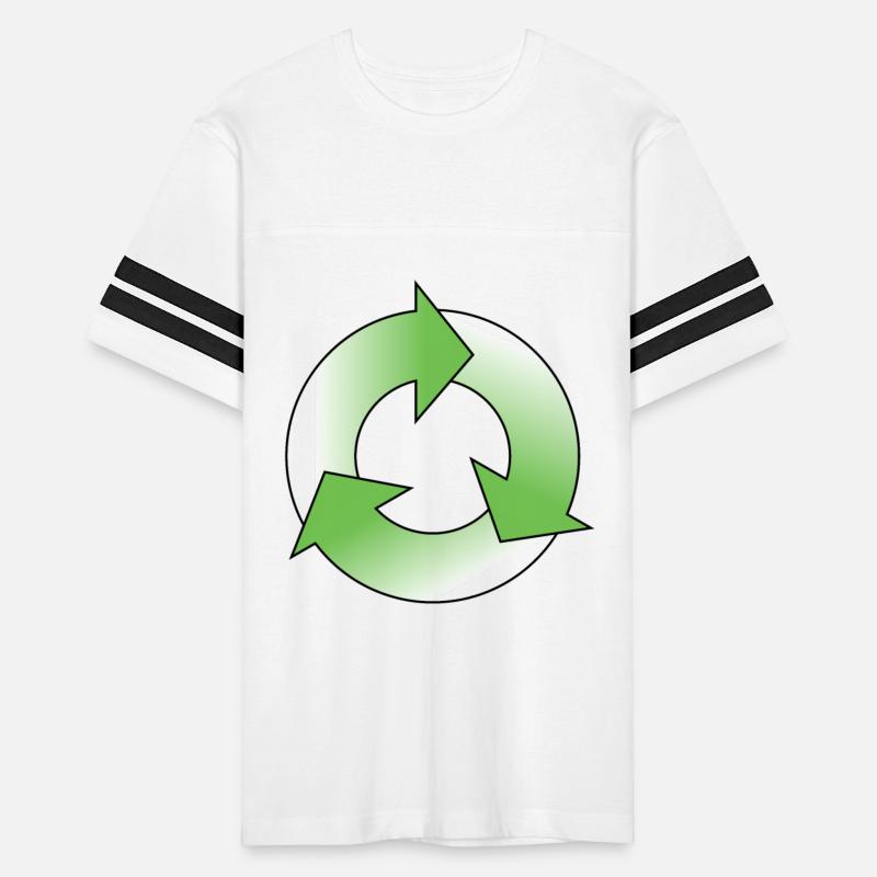 Three green arrows circle