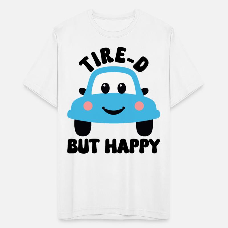 tire-d but happy funny car pun