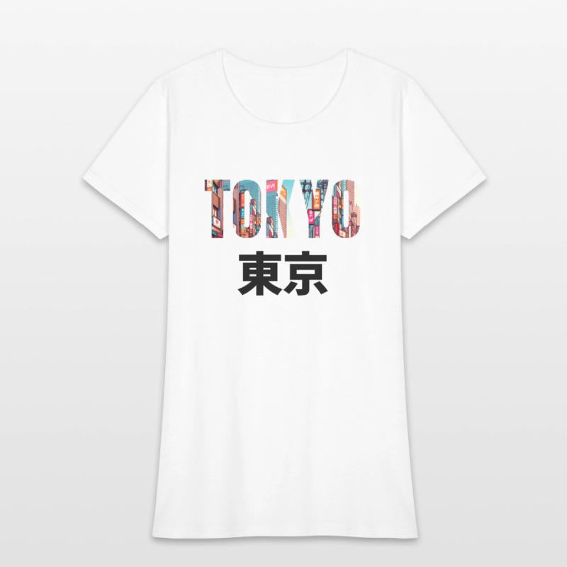 Tokyo City Kanji, for Japan Lovers, Typography Art