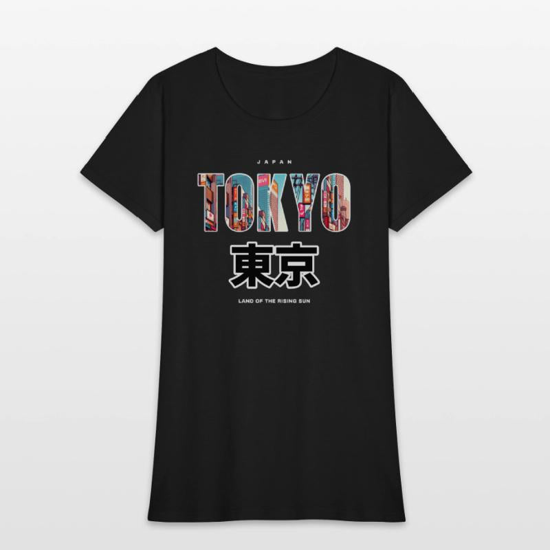 Tokyo City Kanji, for Japan Lovers, Typography Art