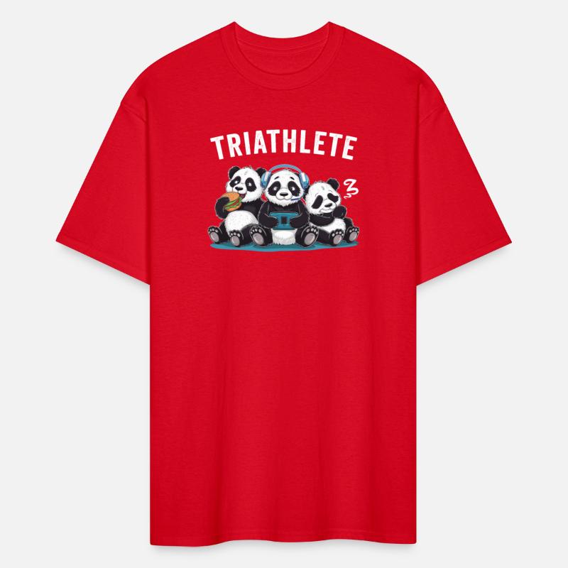 Triathlete Panda Headset Console Nerd Gaming