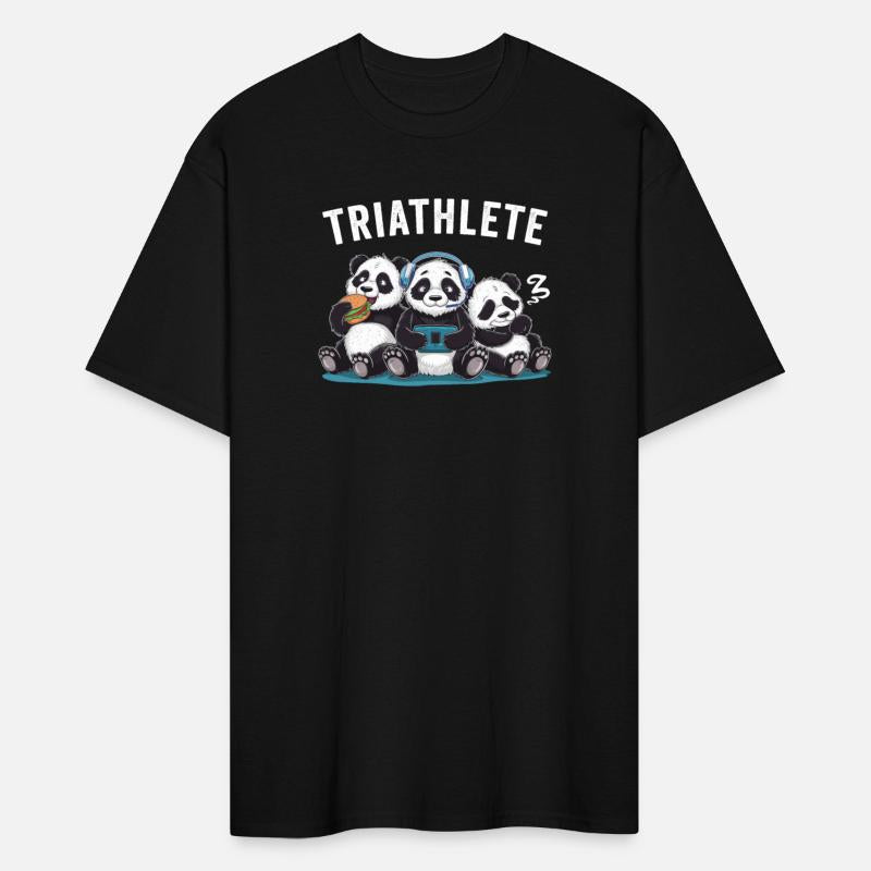 Triathlete Panda Headset Console Nerd Gaming