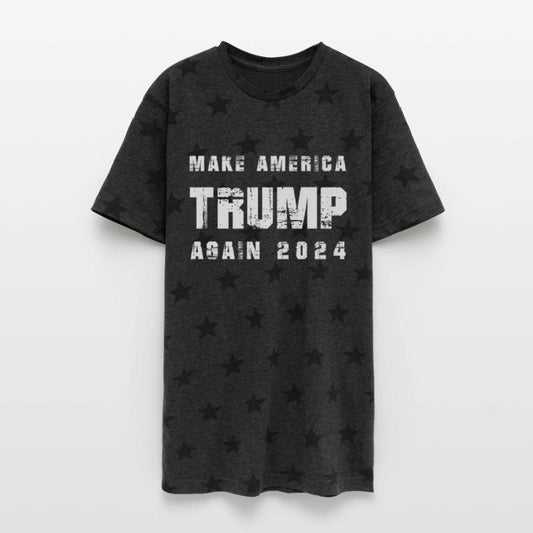 Trump 2024 Make America TRUMP Again RED Tshirt Gre