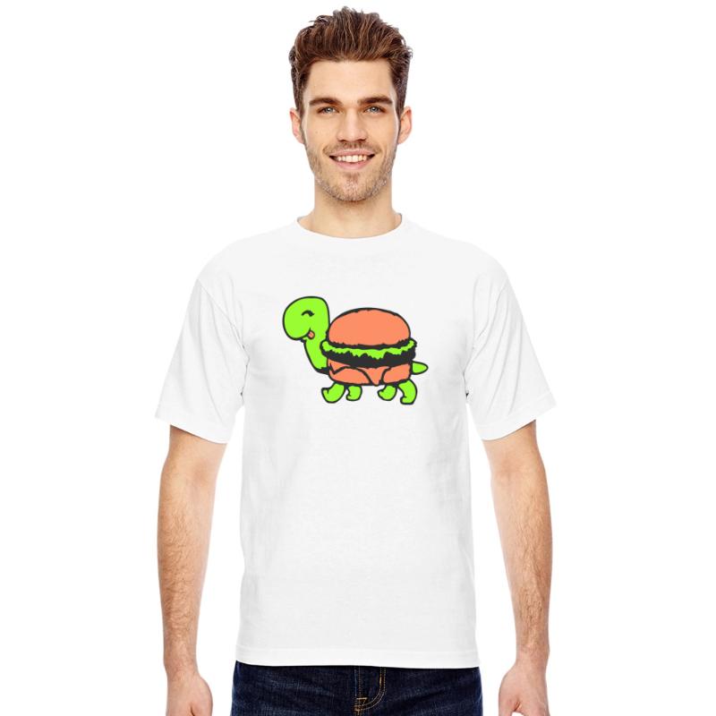 Turtle Hamburger Cheeseburger Fast Food Funny Cool