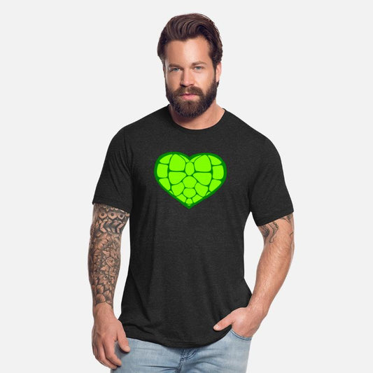 Turtle shell heart symbol love logo pattern symbol